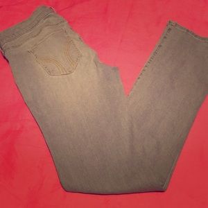 Light wash Hollister boot cut jeans. Size 13 Long